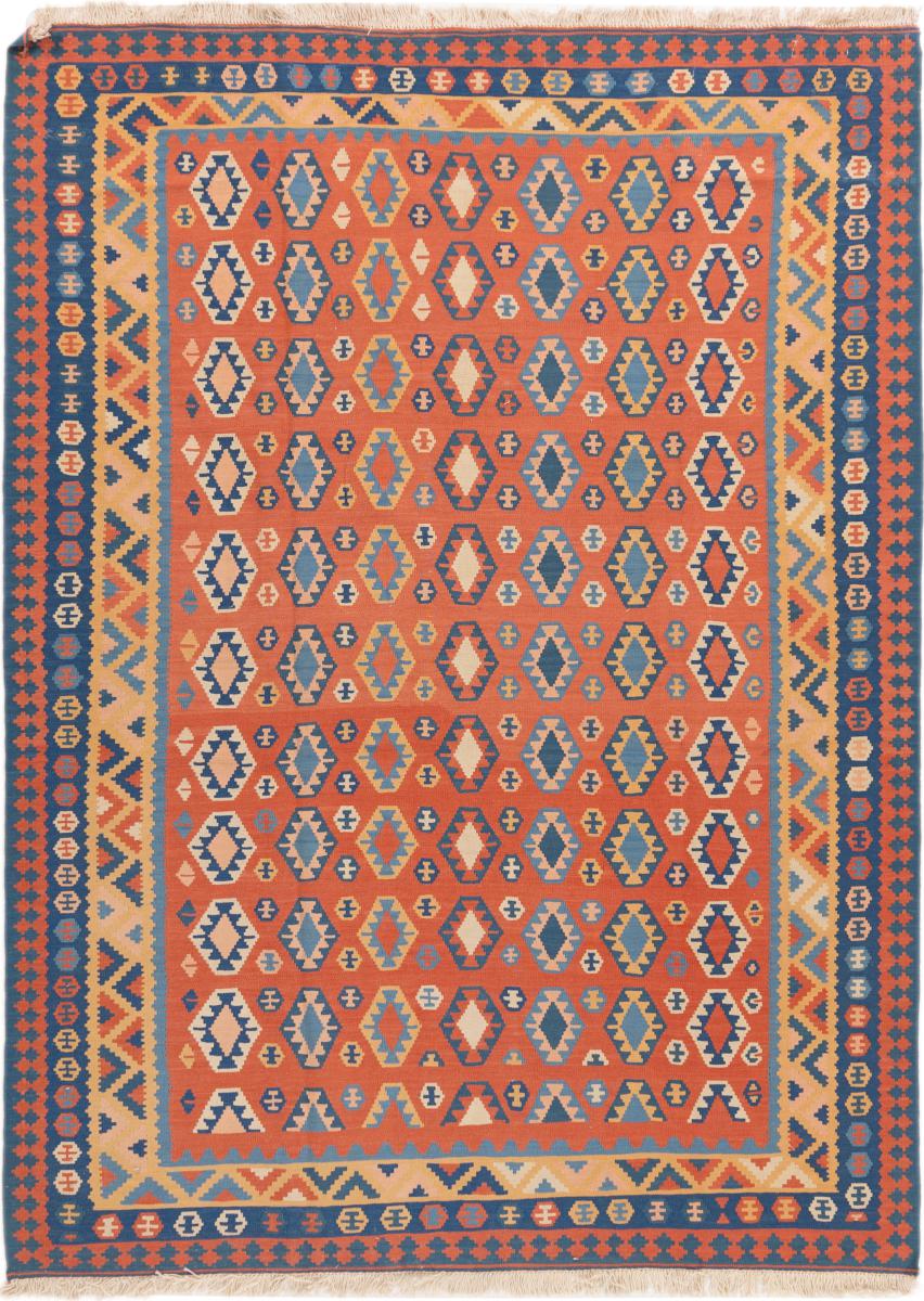 Persisk teppe Kelim Fars 243x177 243x177, Persisk teppe Handwoven 