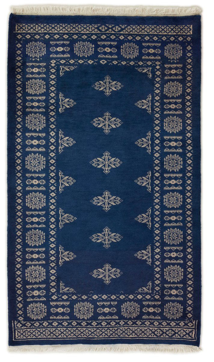 Pakistaans tapijt Pakistan Buchara 2ply 155x91 155x91, Perzisch tapijt Handgeknoopt