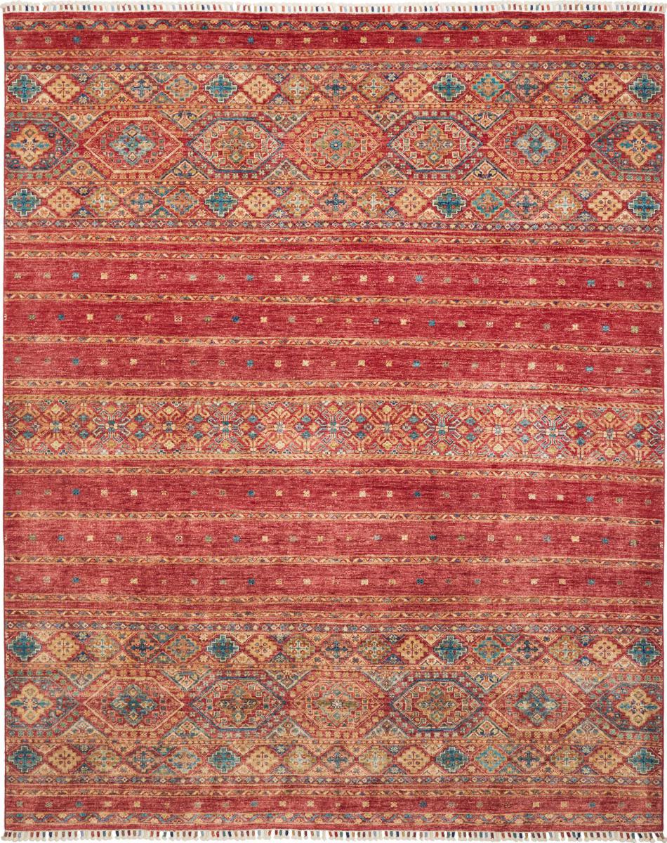 Pakistani rug Design Arijana 8'6"x6'9" 8'6"x6'9", Persian Rug Knotted by hand