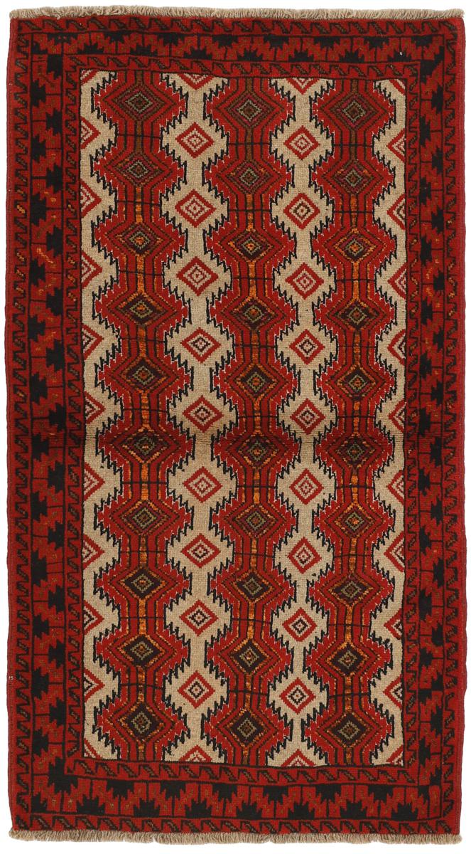 Perzisch tapijt Baluch 186x97 186x97, Perzisch tapijt Handgeknoopte