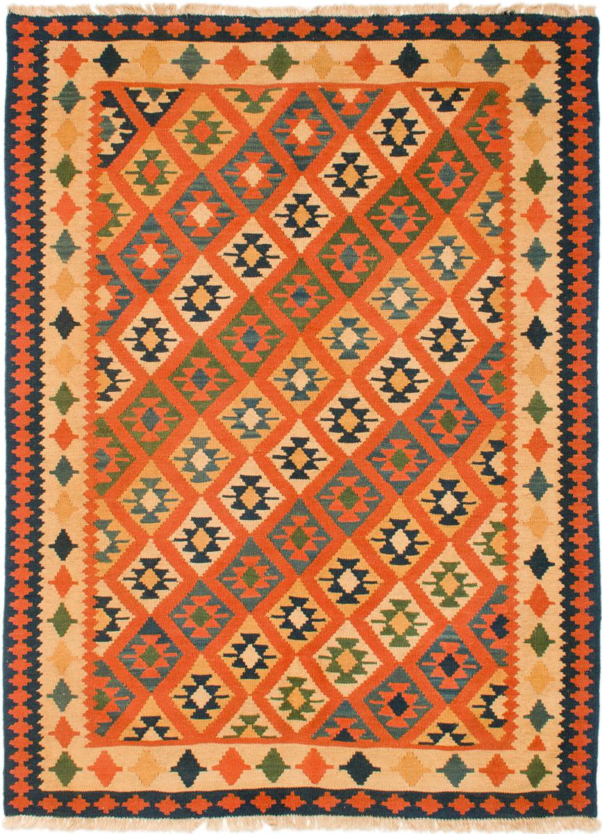 Tapete persa Kilim Fars 6'11"x5'1" 6'11"x5'1", Tapete persa Tecido à mão