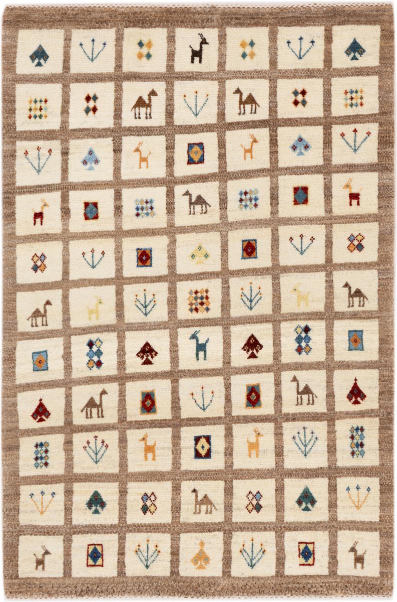 Tapete persa Persa Gabbeh Kashkuli Banafsheh 153x102 153x102, Tapete persa Atado à mão