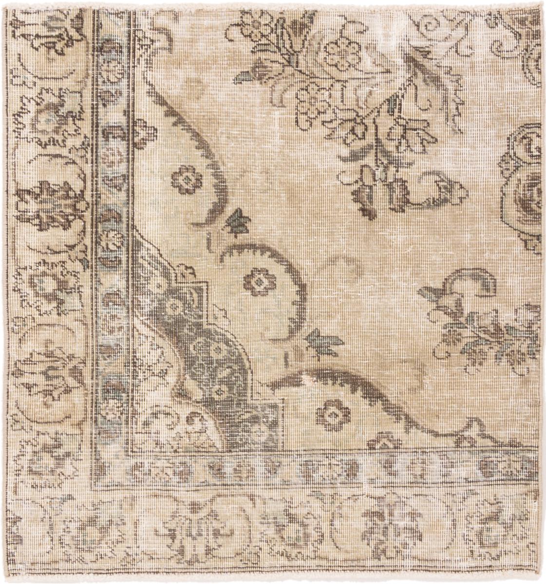 Persian Rug Vintage 91x87 91x87, Persian Rug Knotted by hand