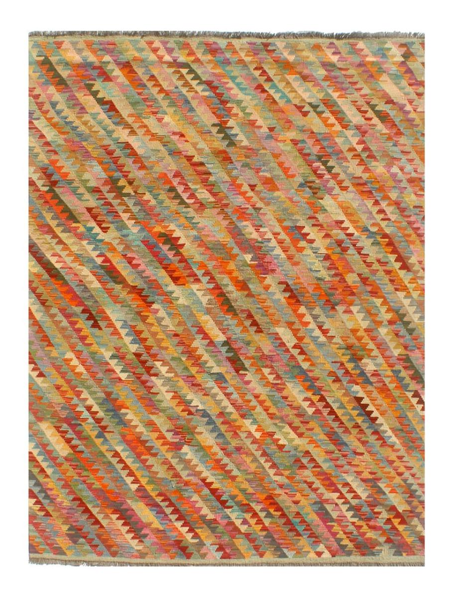 Afghan rug Kilim Afghan 8'0"x5'11" 8'0"x5'11", Persian Rug Woven by hand