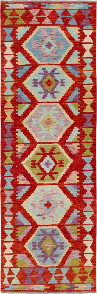 Covor afgan Chilim Afghan 256x83 256x83, Covor persan Țesut manual