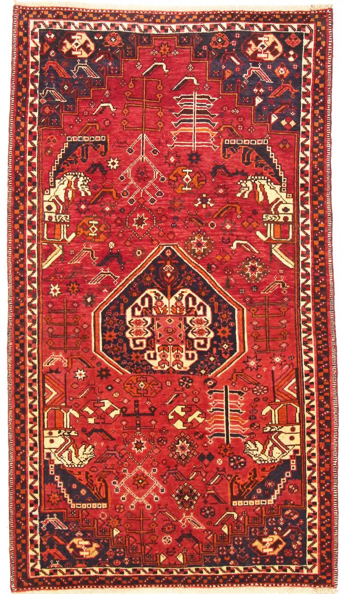 Tapete persa Ghashghai 198x111 198x111, Tapete persa Atado à mão