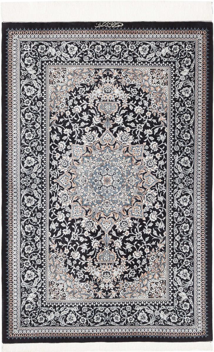 Persisk tæppe Ghom Silke 120x79 120x79, Persisk tæppe Knyttet i hånden