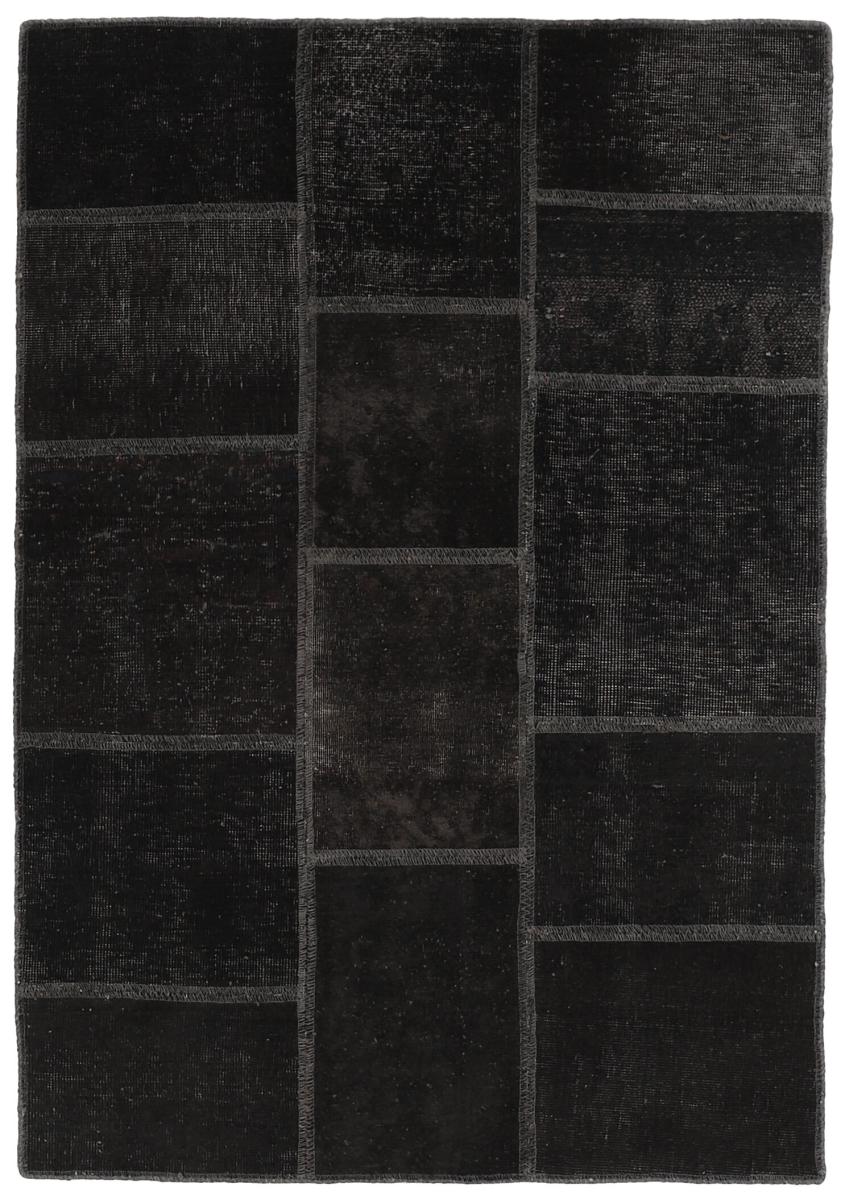 Persisk tæppe Patchwork 156x107 156x107, Persisk tæppe Knyttet i hånden