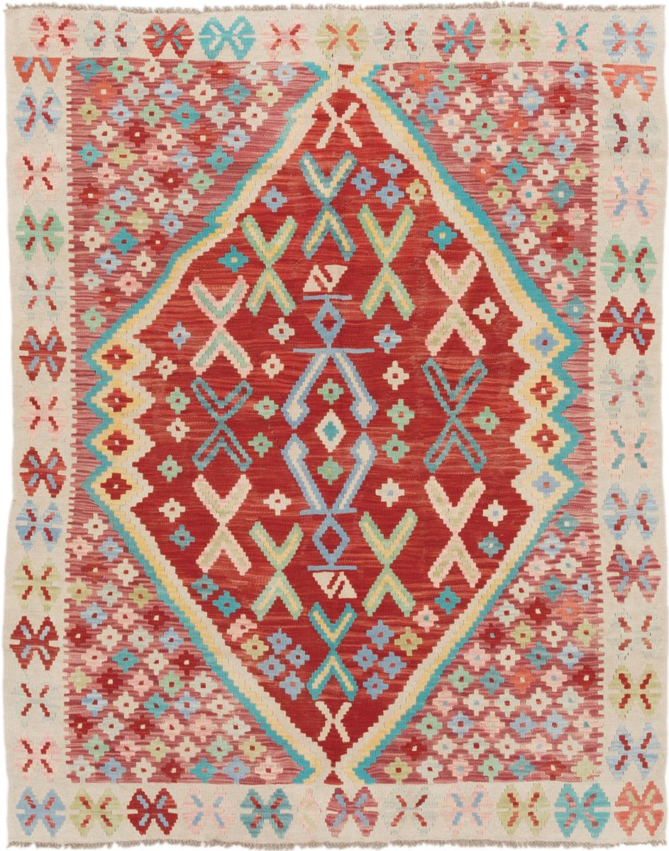 Tapete afegão Kilim Afegão 200x158 200x158, Tapete persa Tecido à mão