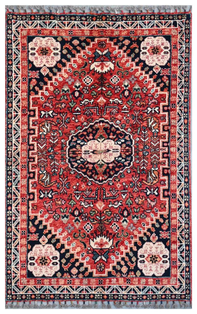 Tapete do Paquistão Kazak Ghashghai 183x114 183x114, Tapete persa Feito à mão