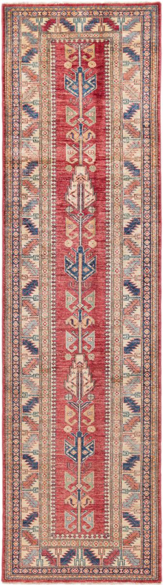 Αφγανικό χαλί Super Kazak 311x85 311x85, Περσικό χαλί Οι κόμποι έγιναν με το χέρι