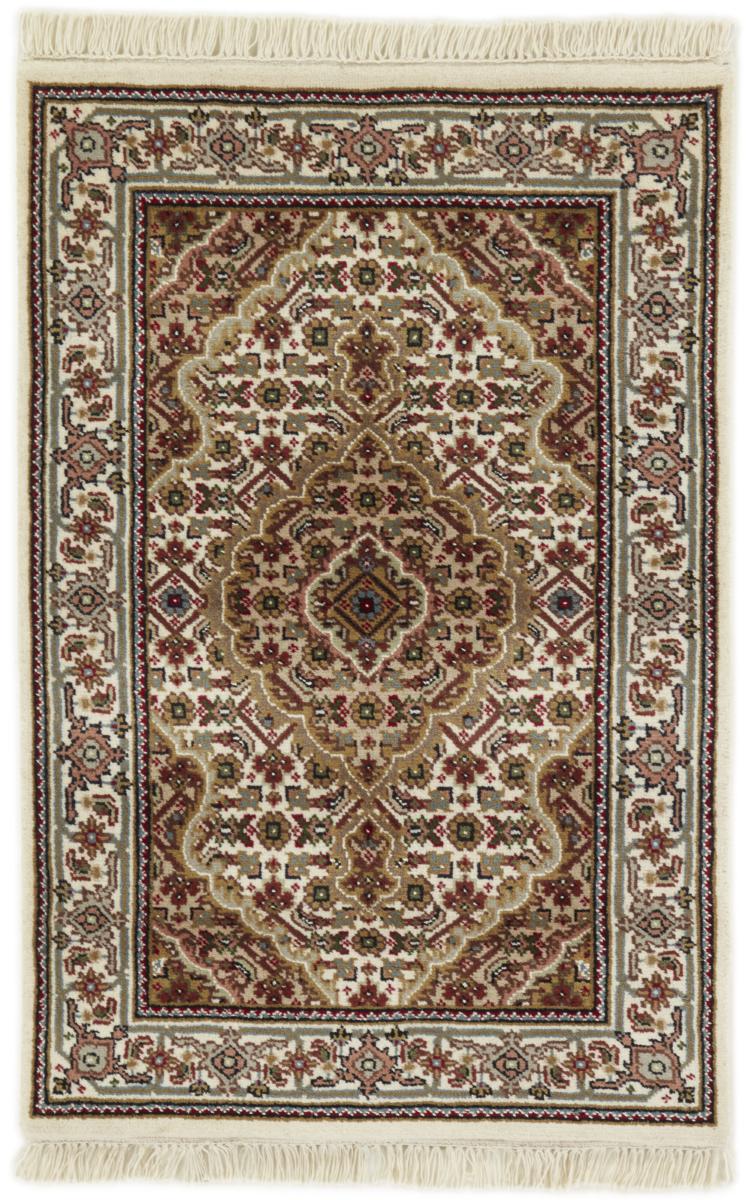 Indiaas tapijt Indo Tabriz 93x63 93x63, Perzisch tapijt Handgeknoopte