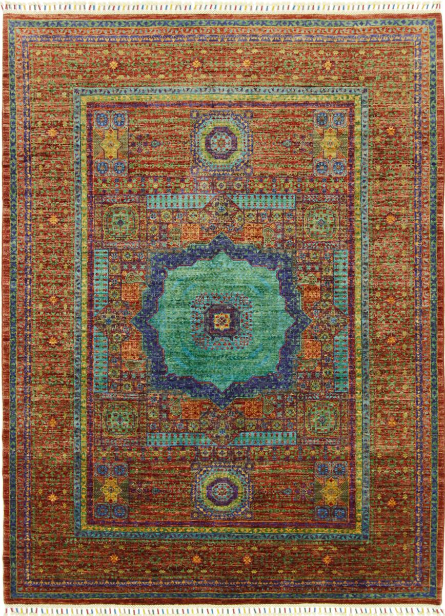 Tapete paquistanês Mamluk 239x182 239x182, Tapete persa Atado à mão