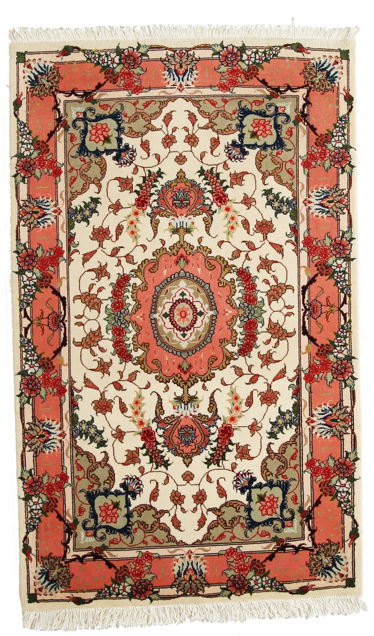 Perzisch tapijt Tabriz 50Raj 126x77 126x77, Perzisch tapijt Handgeknoopte