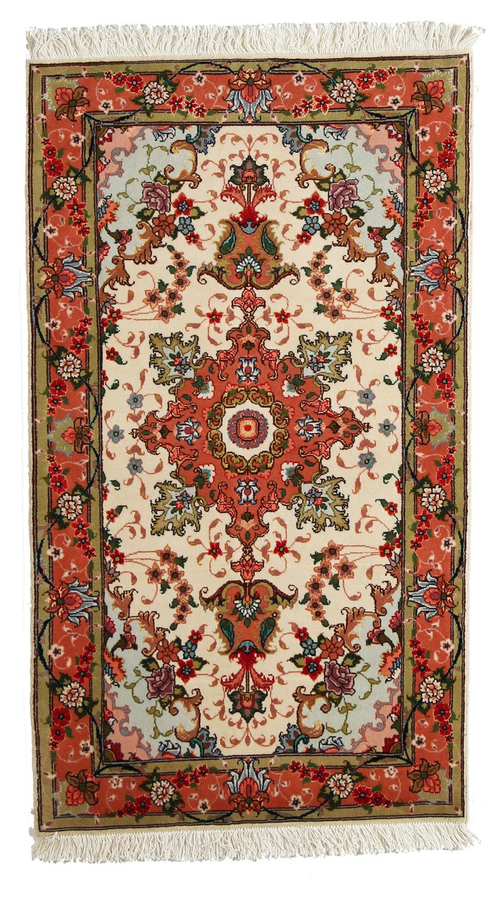 Persian Rug Tabriz 50Raj 123x70 123x70, Persian Rug Knotted by hand