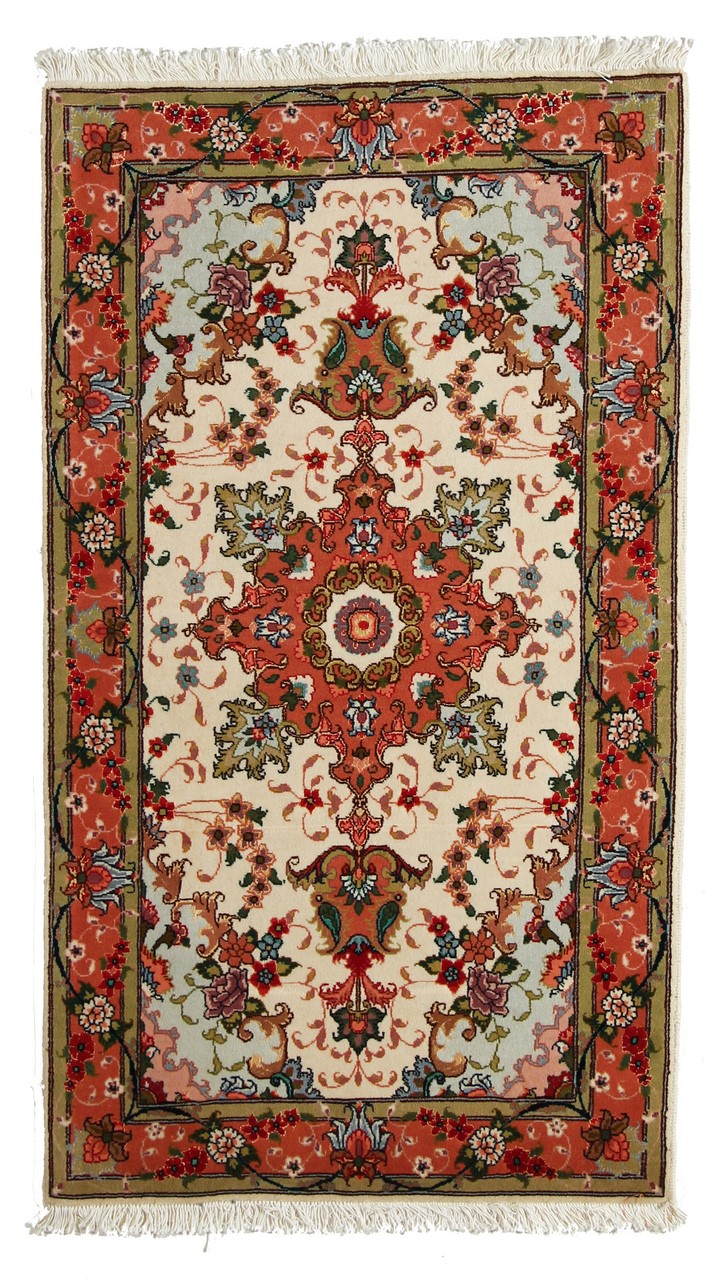 Perzisch tapijt Tabriz 50Raj 123x70 123x70, Perzisch tapijt Handgeknoopte