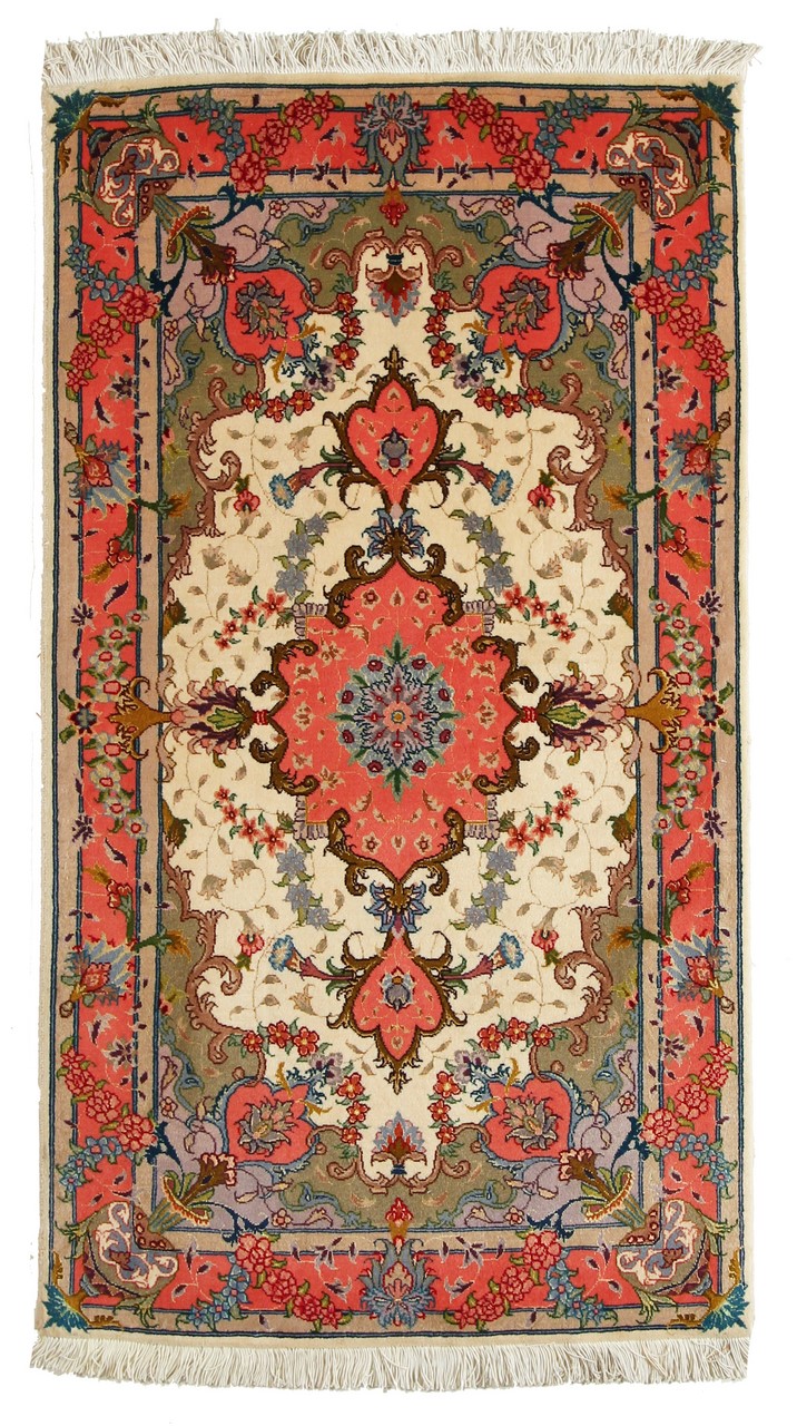 Perzisch tapijt Tabriz 50Raj 131x72 131x72, Perzisch tapijt Handgeknoopte