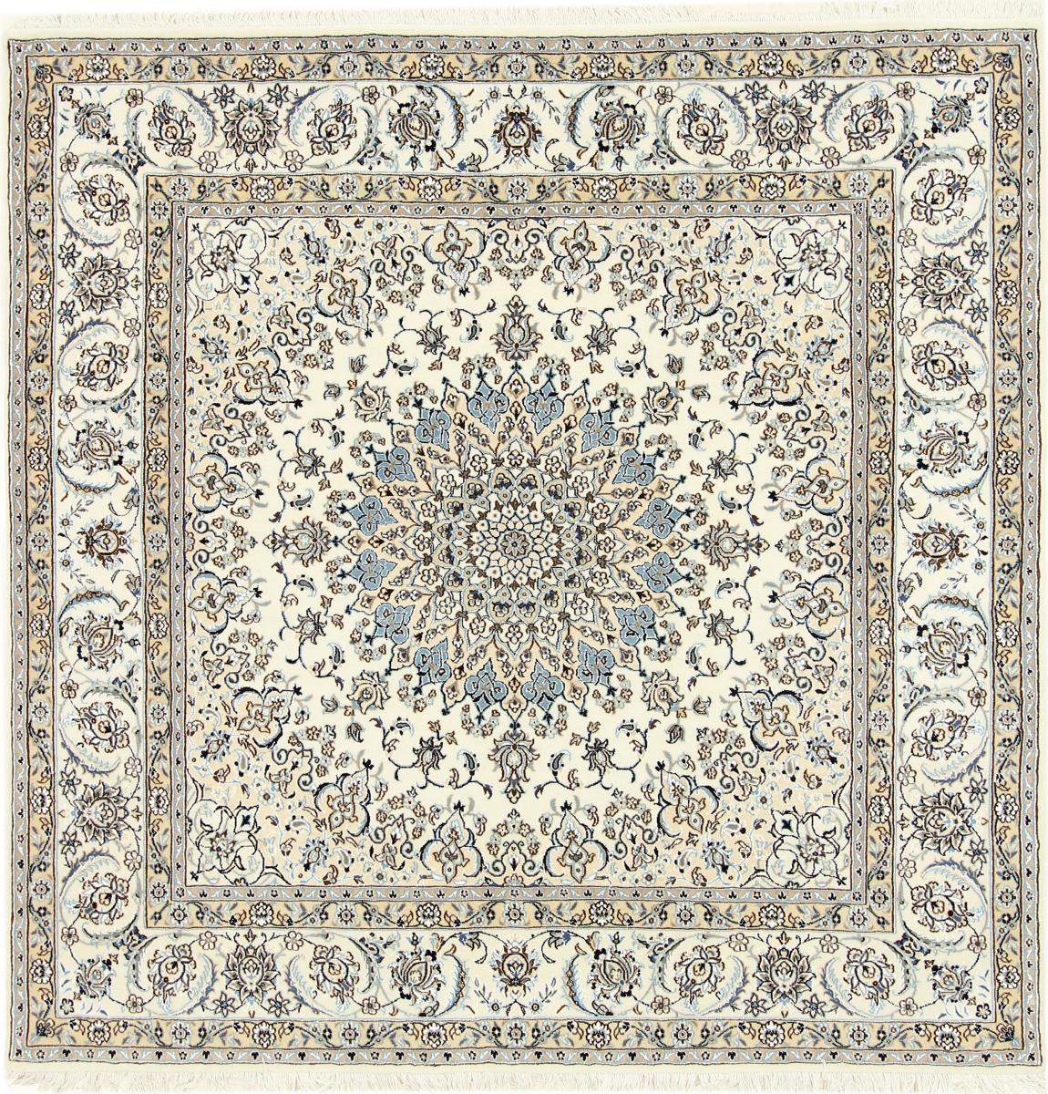 Persian Rug Nain 9La 200x199 200x199, Persian Rug Knotted by hand
