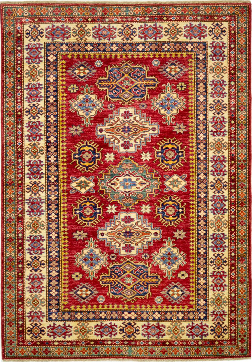 Tapis afghan Super Kazak 215x149 215x149, Tapis persan Noué à la main