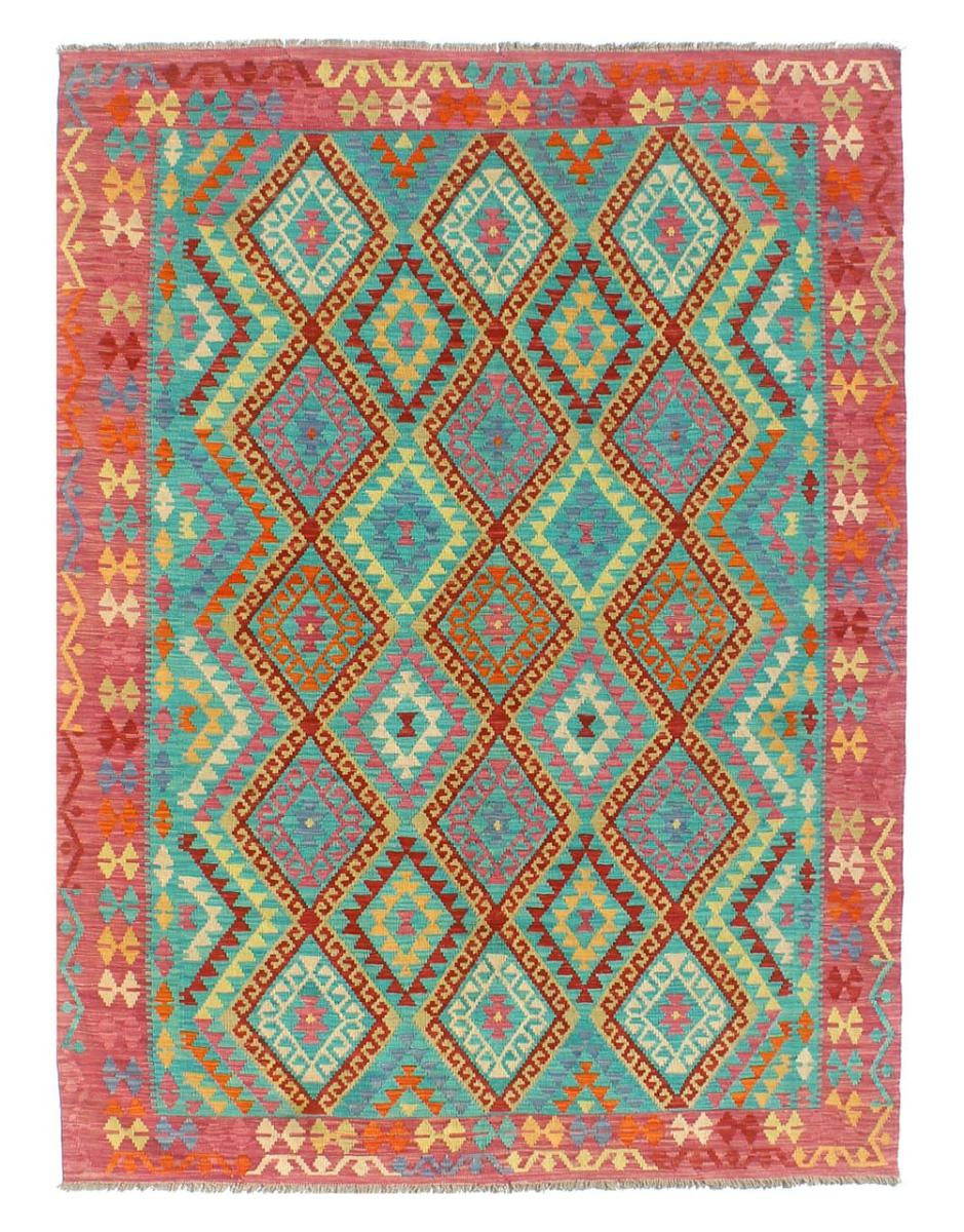 Afghan rug Kilim Afghan 9'8"x6'10" 9'8"x6'10", Persian Rug Woven by hand