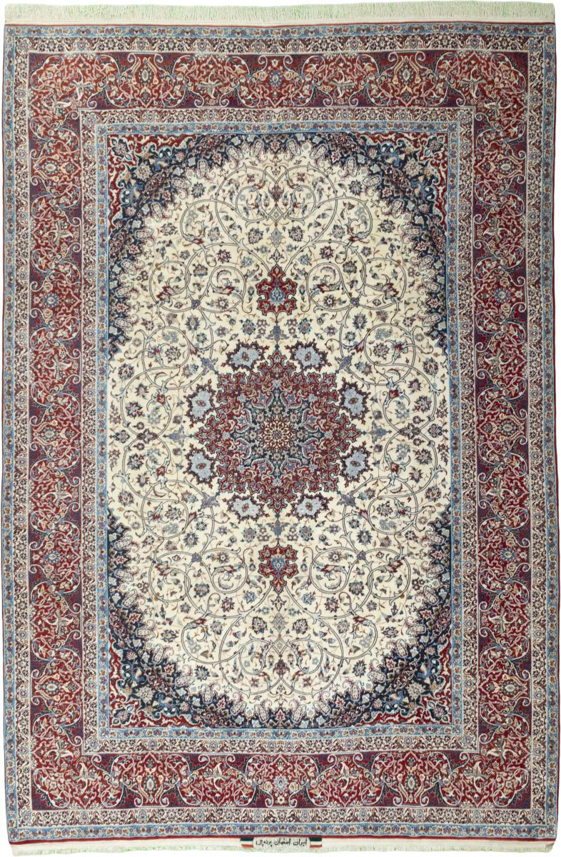 Persian Rug Isfahan   Silk Warp 381x261 381x261, Persian Rug Knotted by hand
