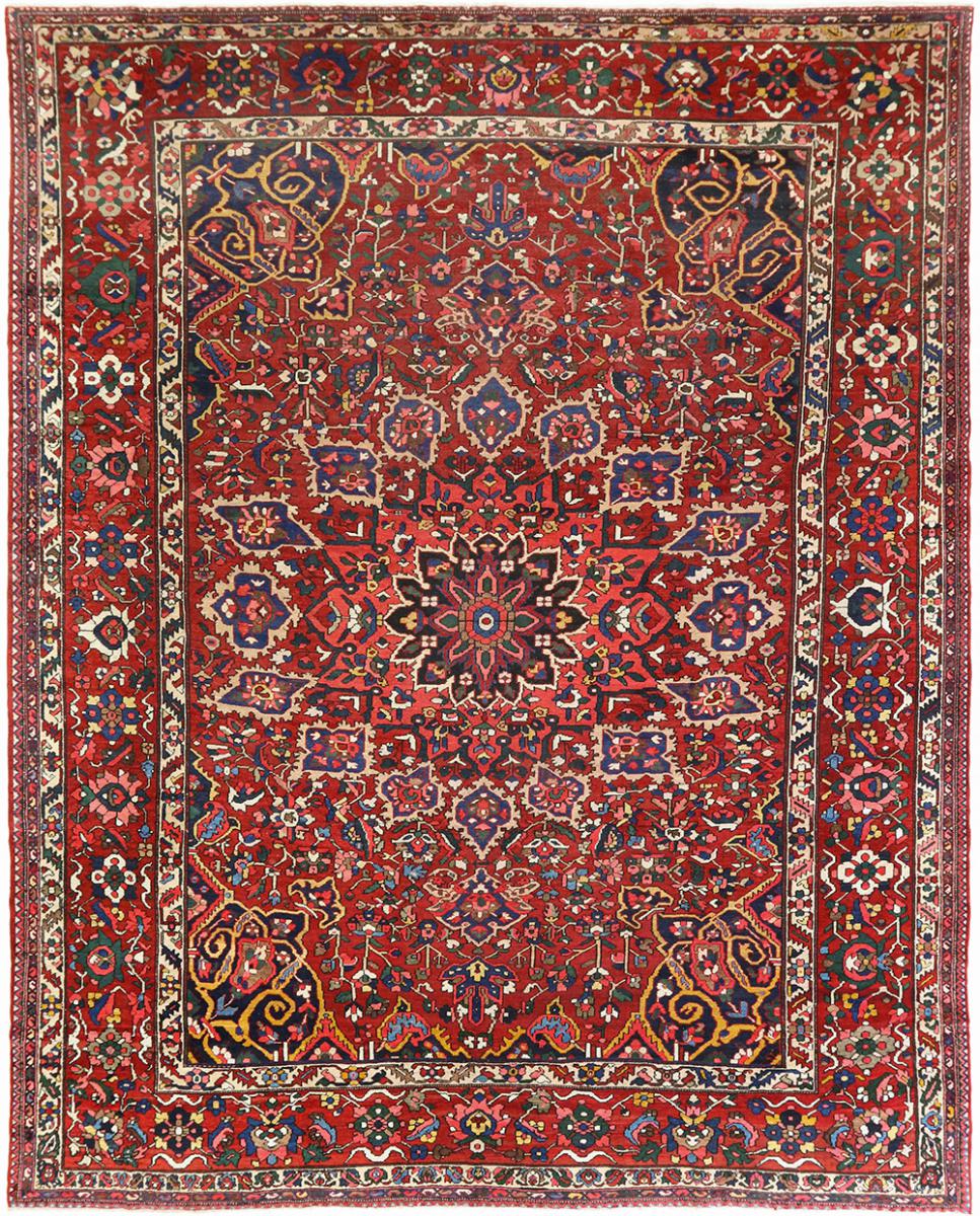 Perzisch tapijt Bakhtiari Antiek 400x331 400x331, Perzisch tapijt Handgeknoopte