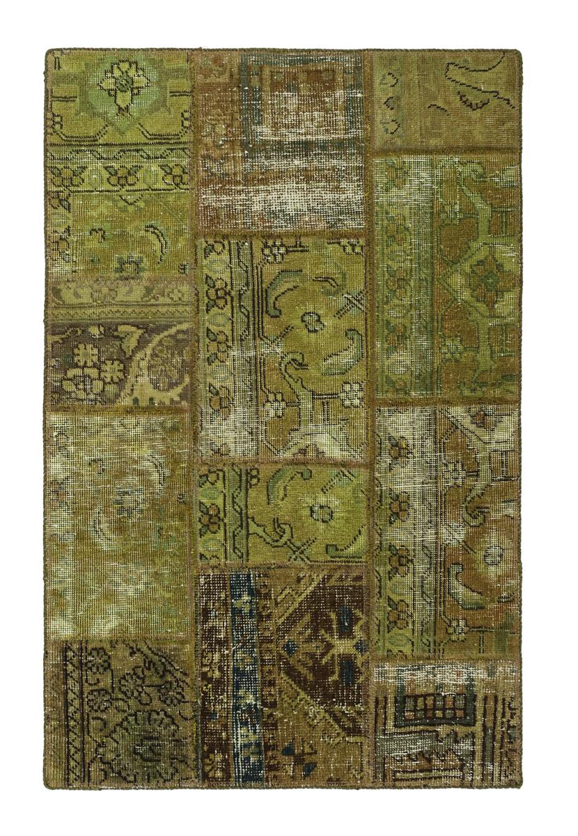 Tapete persa Patchwork 123x81 123x81, Tapete persa Atado à mão