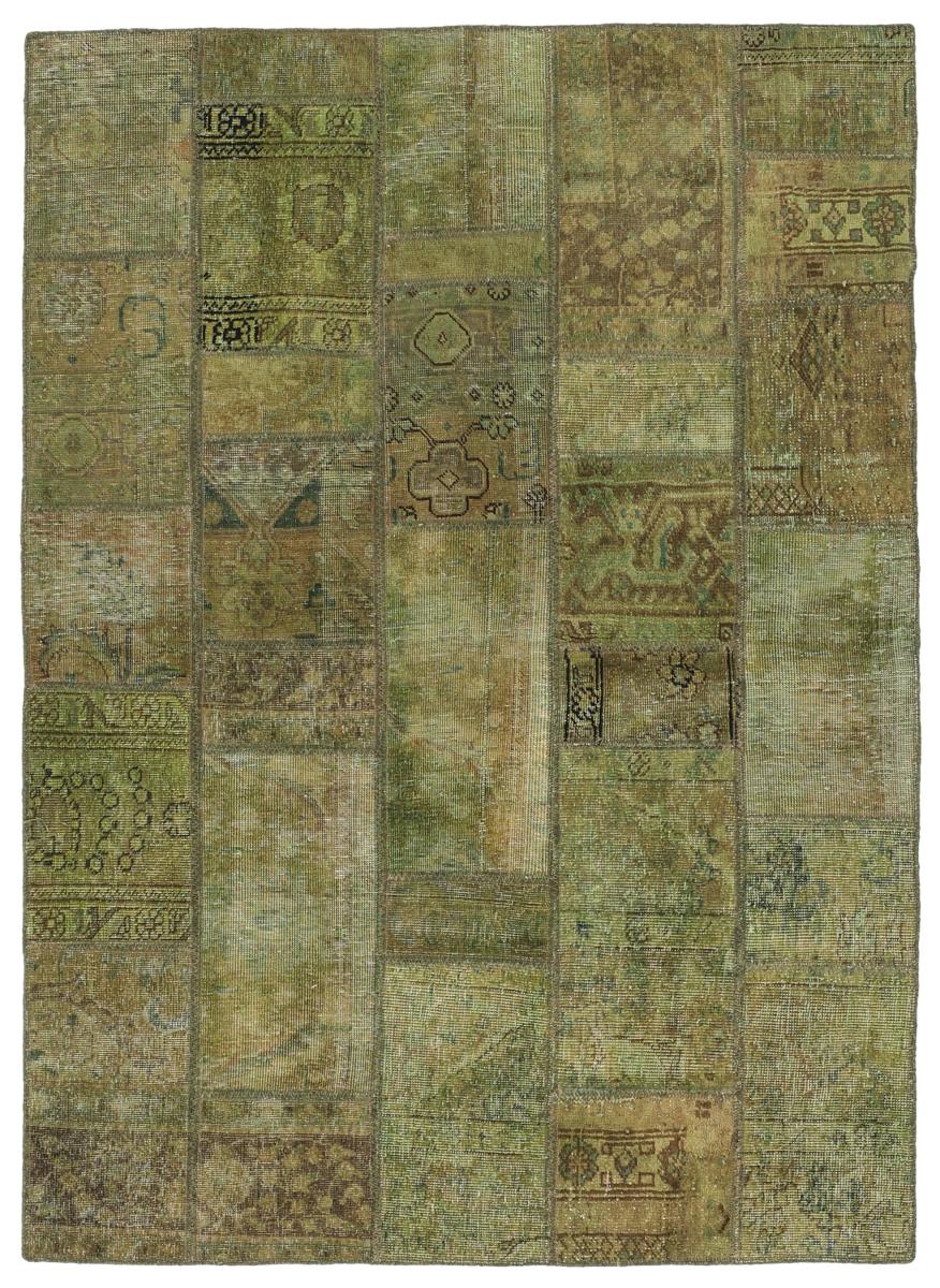 Persisk matta Patchwork 201x143 201x143, Persisk matta Knuten för hand