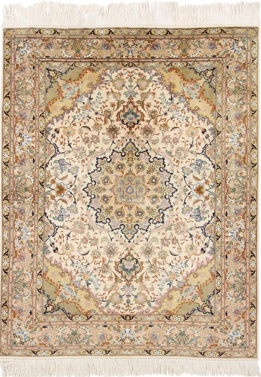 Tapete persa Tabriz 50Raj 194x152 194x152, Tapete persa Atado à mão