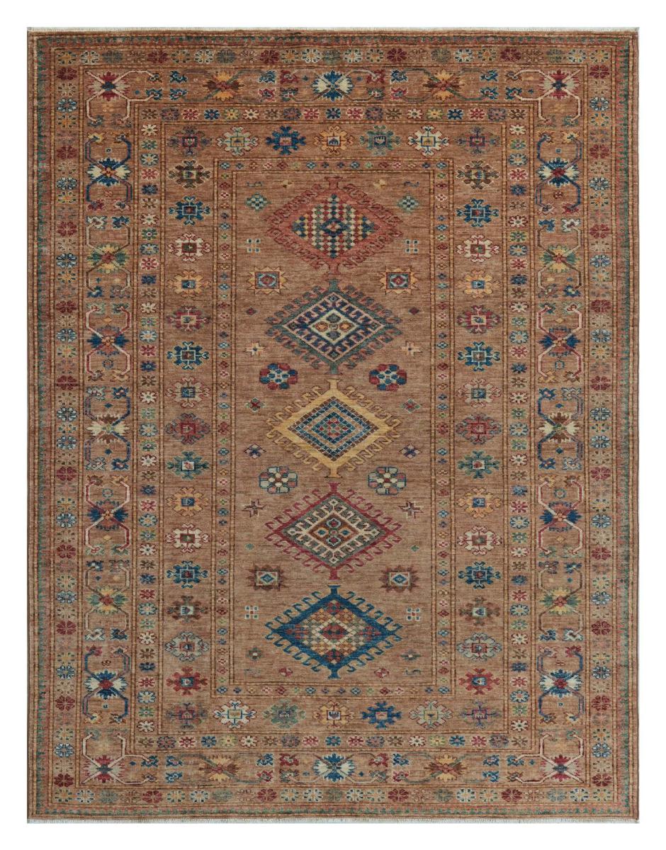 Tapis pakistanais Kazak 199x151 199x151, Tapis persan Noué à la main