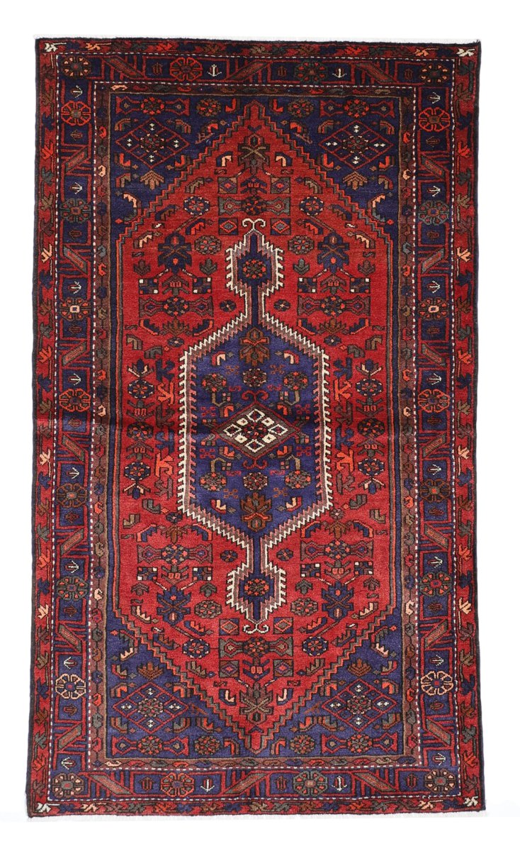 Tappeto persiano Khamseh 234x134 234x134, Tappeto persiano Annodato a mano