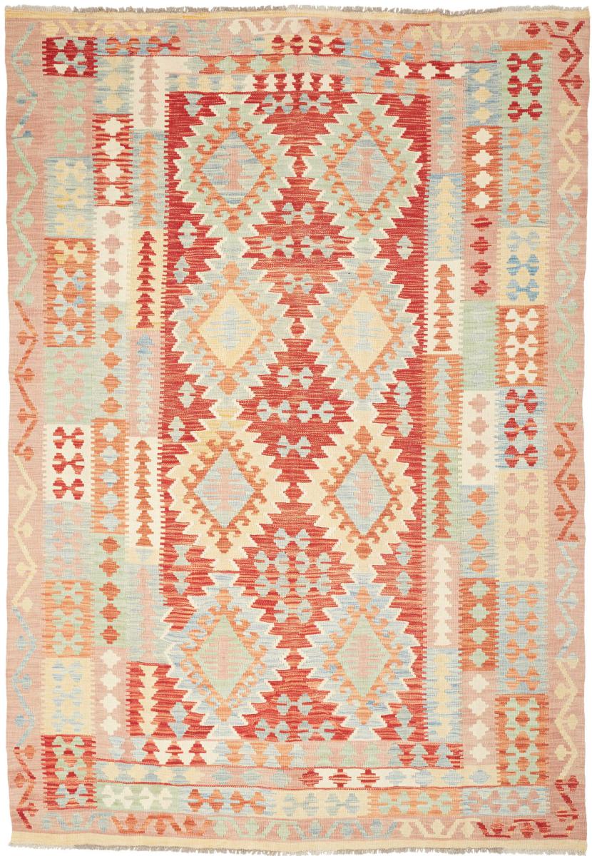 Afghansk teppe Kelim Afghan 8'3"x5'8" 8'3"x5'8", Persisk teppe Handwoven 