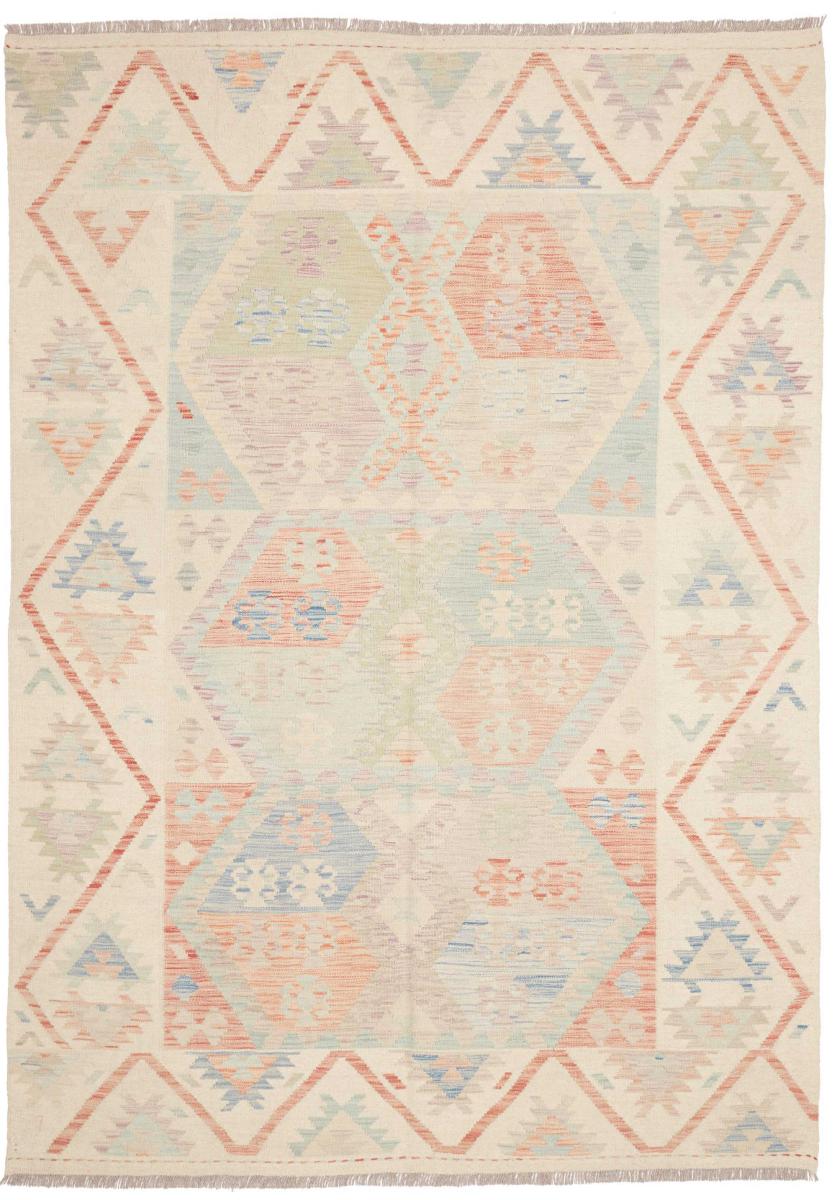 Afghanischer Teppich Kelim Afghan 245x176 245x176, Perserteppich Handgewebt