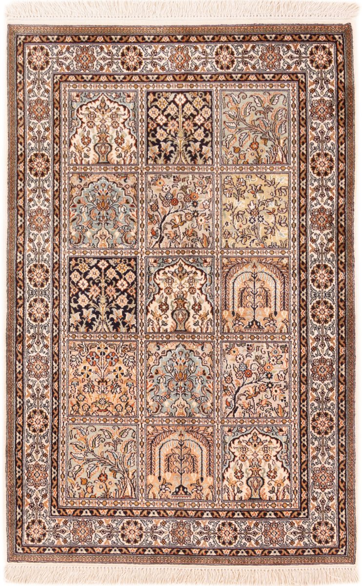 Indisk matta Kashmir Silke 123x81 123x81, Persisk matta Handknuten