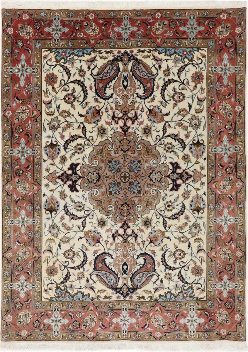 Tapete persa Tabriz 50Raj 206x149 206x149, Tapete persa Atado à mão