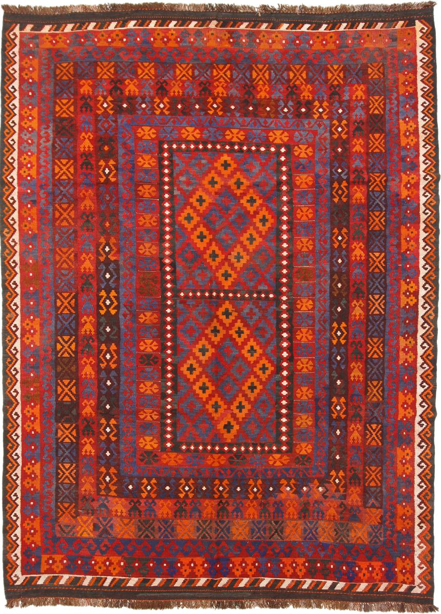 Tapis afghan Kilim Afghan Antique 291x218 291x218, Tapis persan Tissé à la main