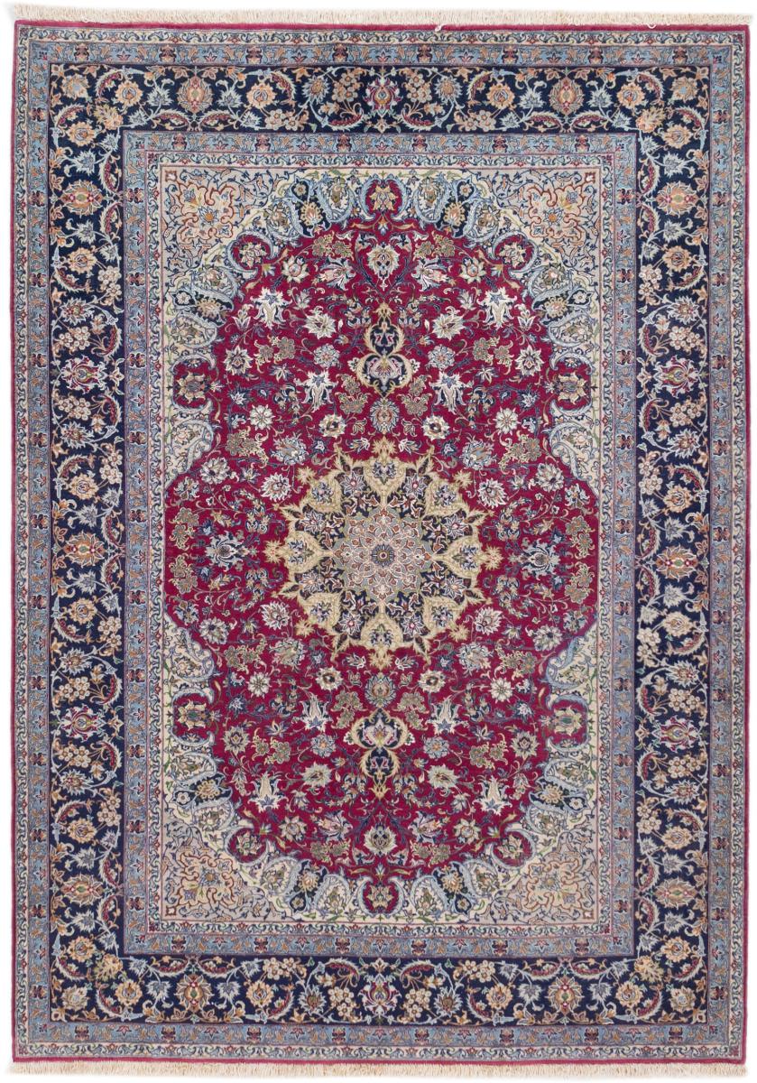Persian Rug Isfahan Silk Warp 224x158 224x158, Persian Rug Knotted by hand