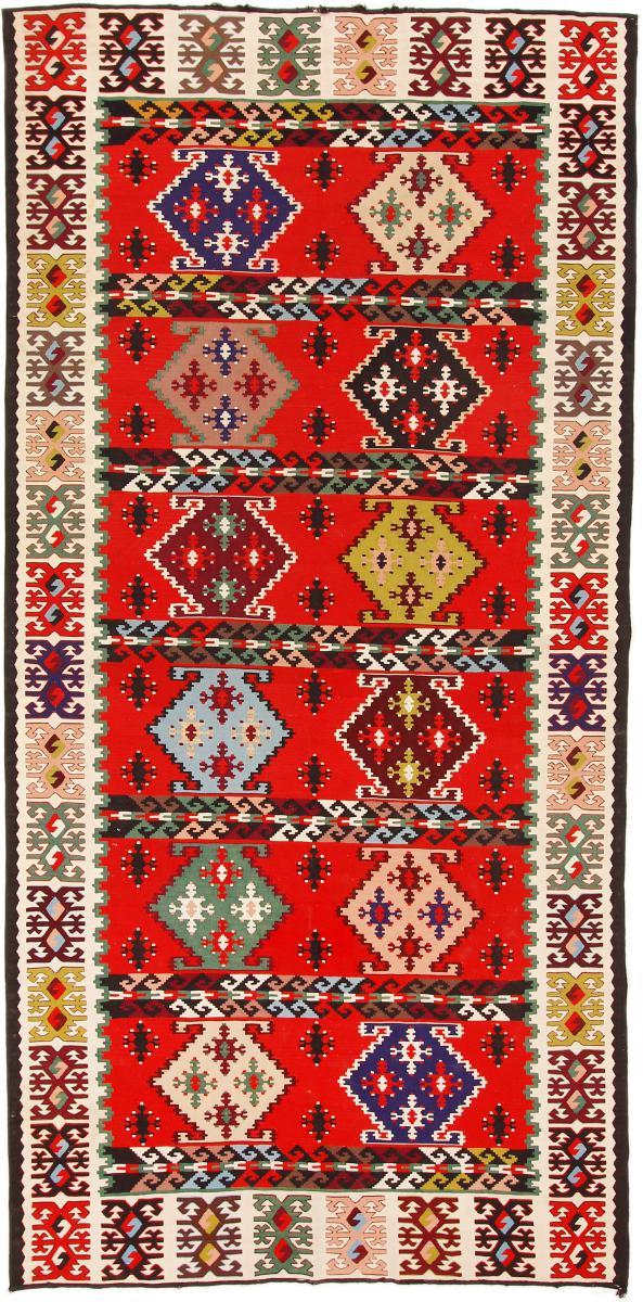 Tapete persa Kilim Fars Antigo 274x134 274x134, Tapete persa Tecido à mão