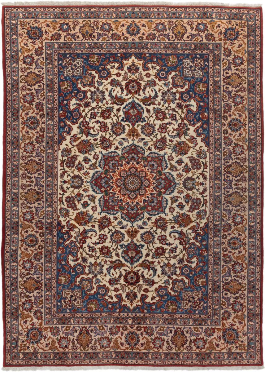 Tapis persan Ispahan 337x242 337x242, Tapis persan Noué à la main