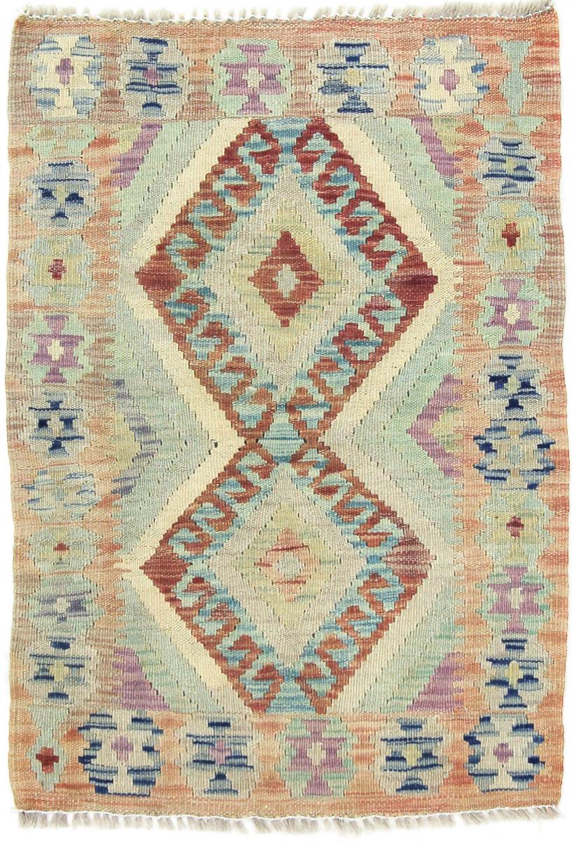 Tapete afegão Kilim Afegão 90x63 90x63, Tapete persa Tecido à mão