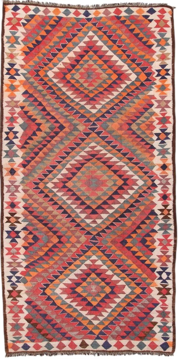 Perserteppich Kelim Fars Antik 391x189 391x189, Perserteppich Handgewebt