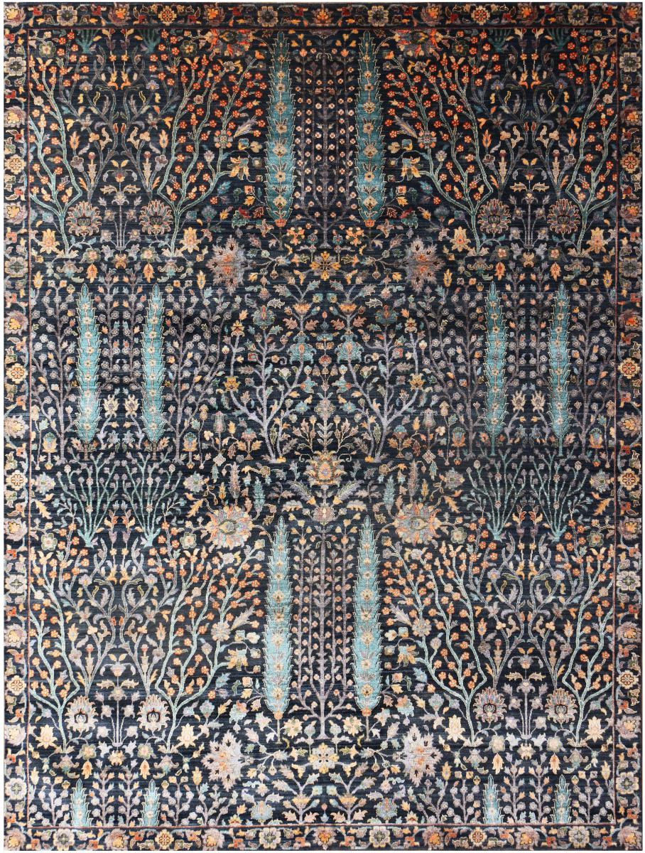Indischer Teppich Sadraa 367x275 367x275, Perserteppich Handgeknüpft
