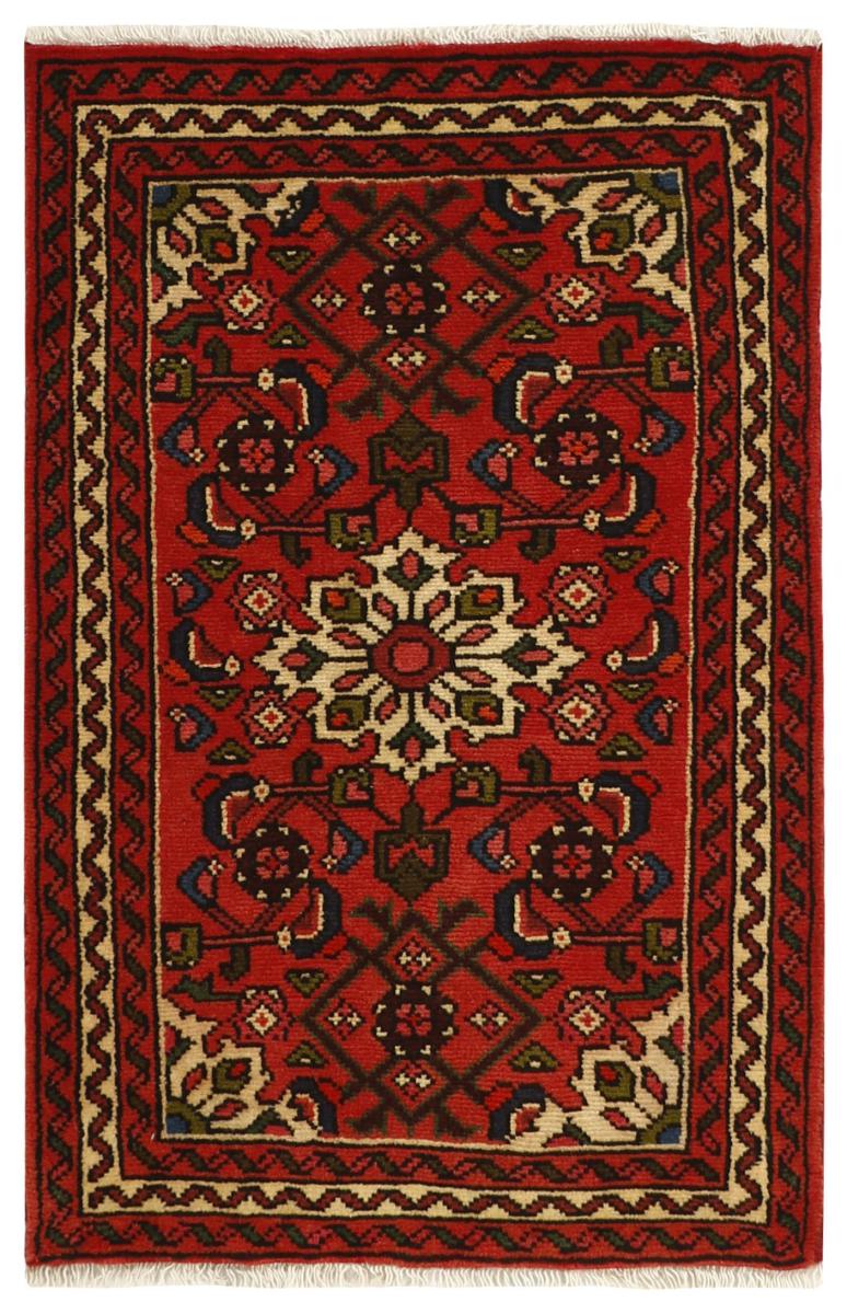 Perzsa szőnyeg Hosseinabad 3'2"x2'1" 3'2"x2'1", Perzsa szőnyeg Kézzel csomózva