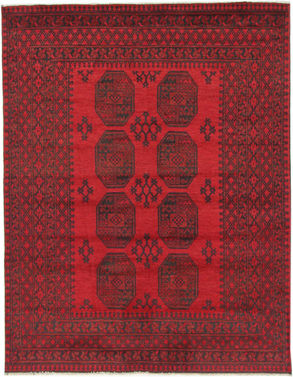 Tapete afegão Afegão Akhche 196x152 196x152, Tapete persa Atado à mão