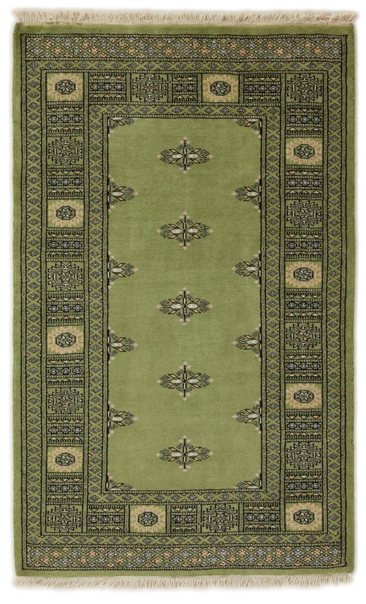 Pakistansk tæppe Pakistan Buchara 2ply 149x93 149x93, Persisk tæppe Håndknyttet