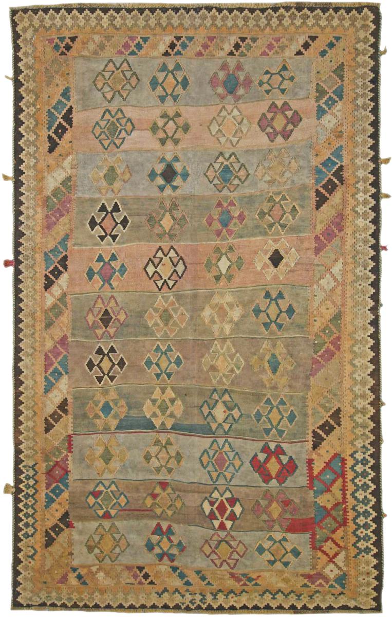 Persian Rug Kilim Fars 8'9"x5'3" 8'9"x5'3", Persian Rug Woven by hand