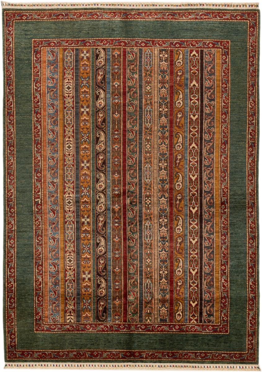 Tapis afghan Arijana Shaal 241x175 241x175, Tapis persan Noué à la main