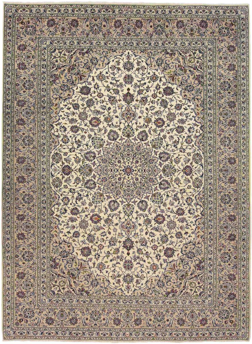 Persisk tæppe Keshan 344x254 344x254, Persisk tæppe Knyttet i hånden