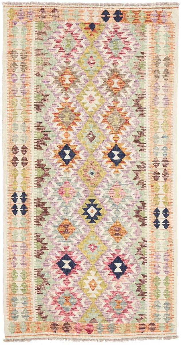 Afghanska mattan Kilim Afghan 197x105 197x105, Persisk matta handvävd 