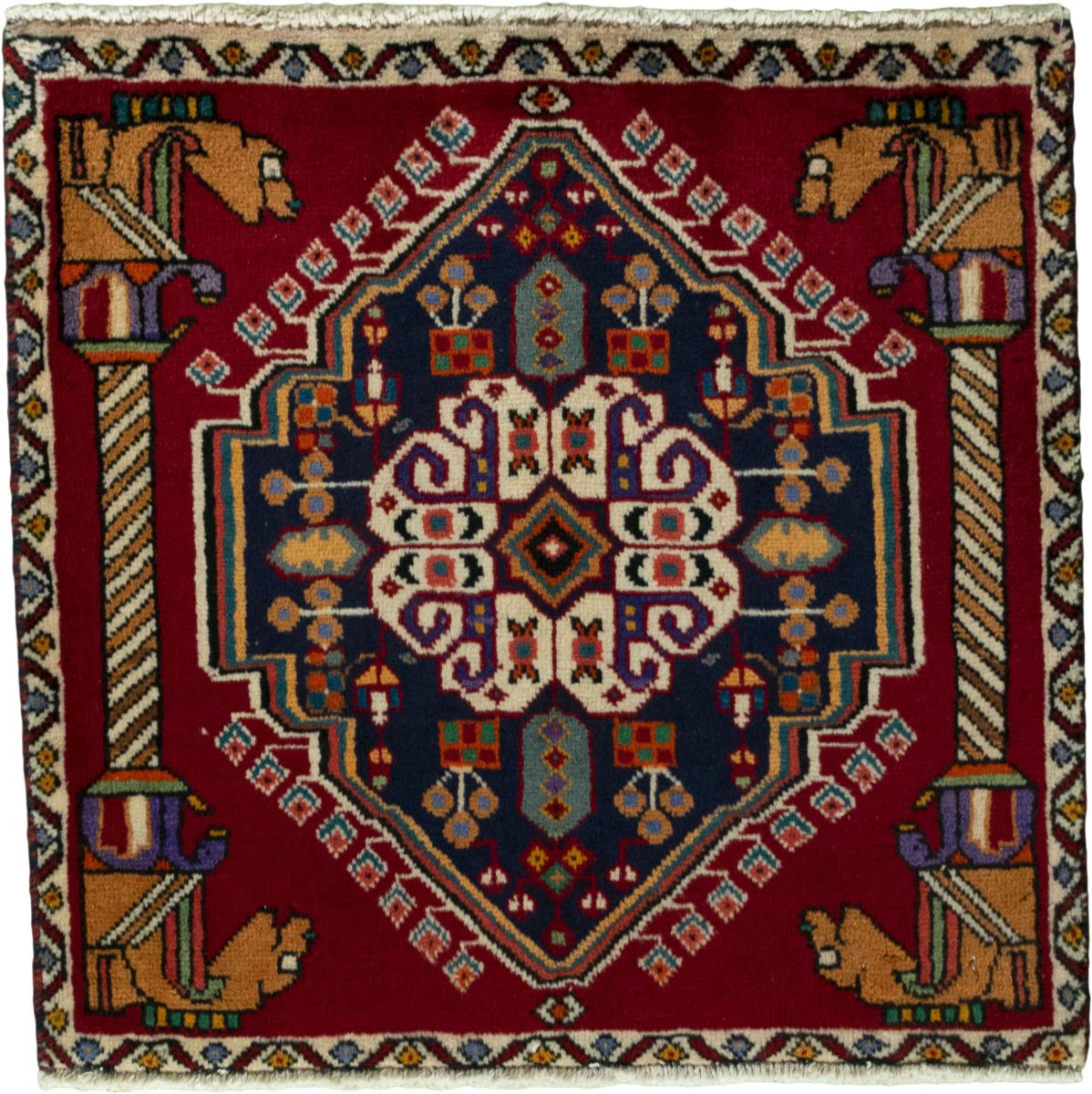 Tappeto persiano Shiraz 57x61 57x61, Tappeto persiano Annodato a mano